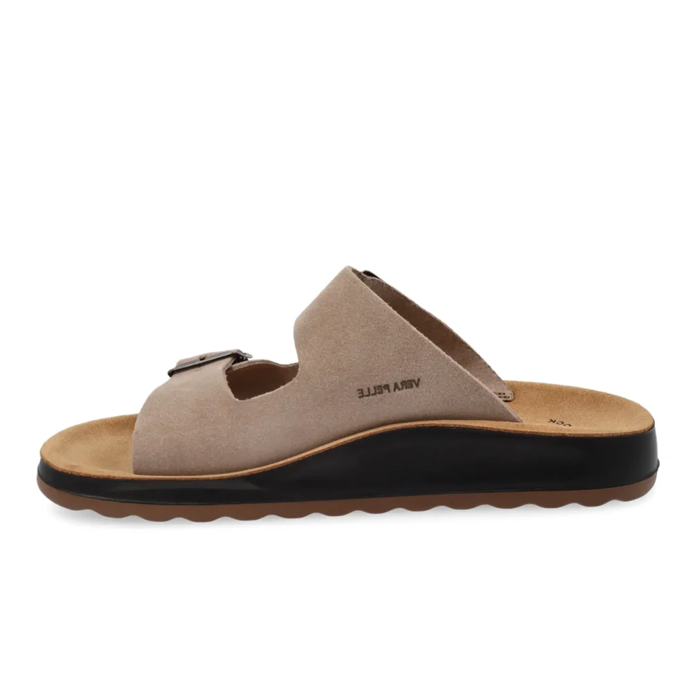 Leather Man Slipper Taupe – Image 3