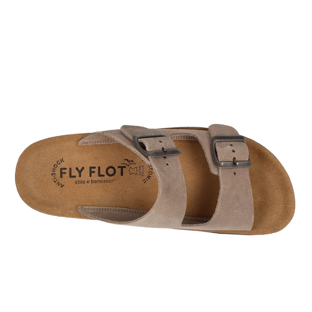 Leather Man Slipper Taupe – Image 4