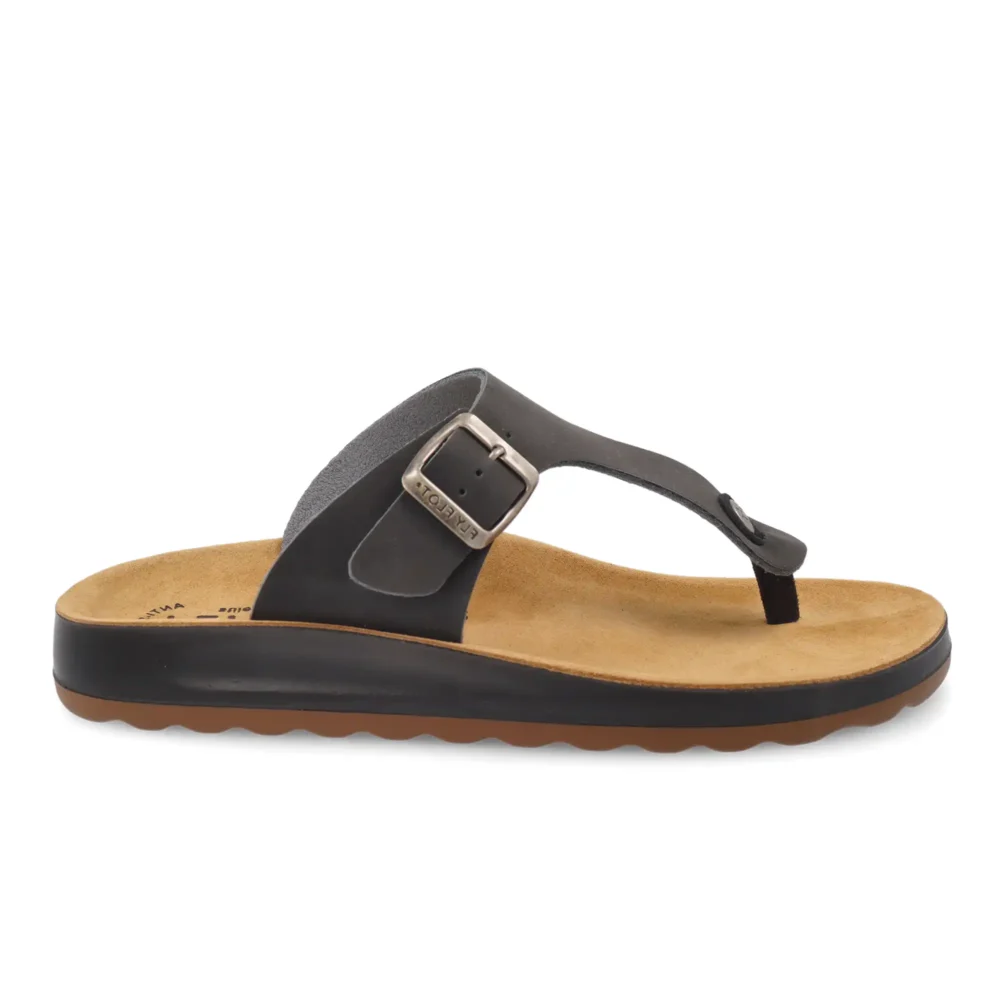Synthetic Man Slipper Black – Image 1