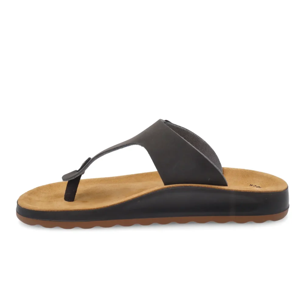 Synthetic Man Slipper Black – Image 3