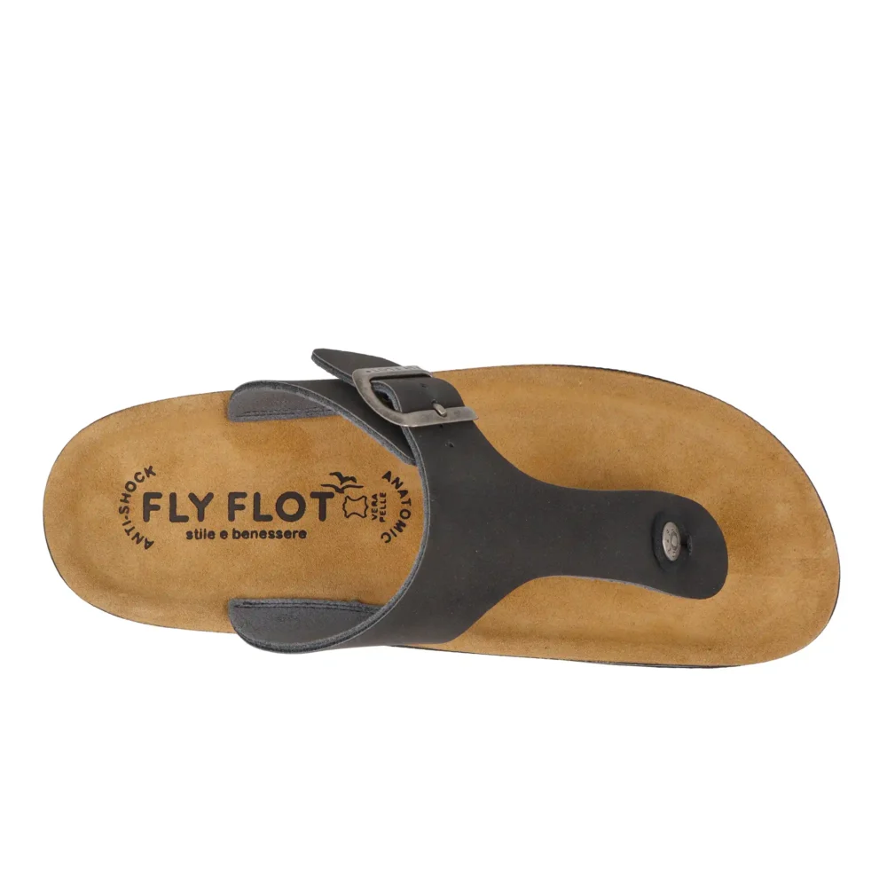 Synthetic Man Slipper Black – Image 4