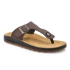Synthetic Man Slipper Dark-Brown – Image 2