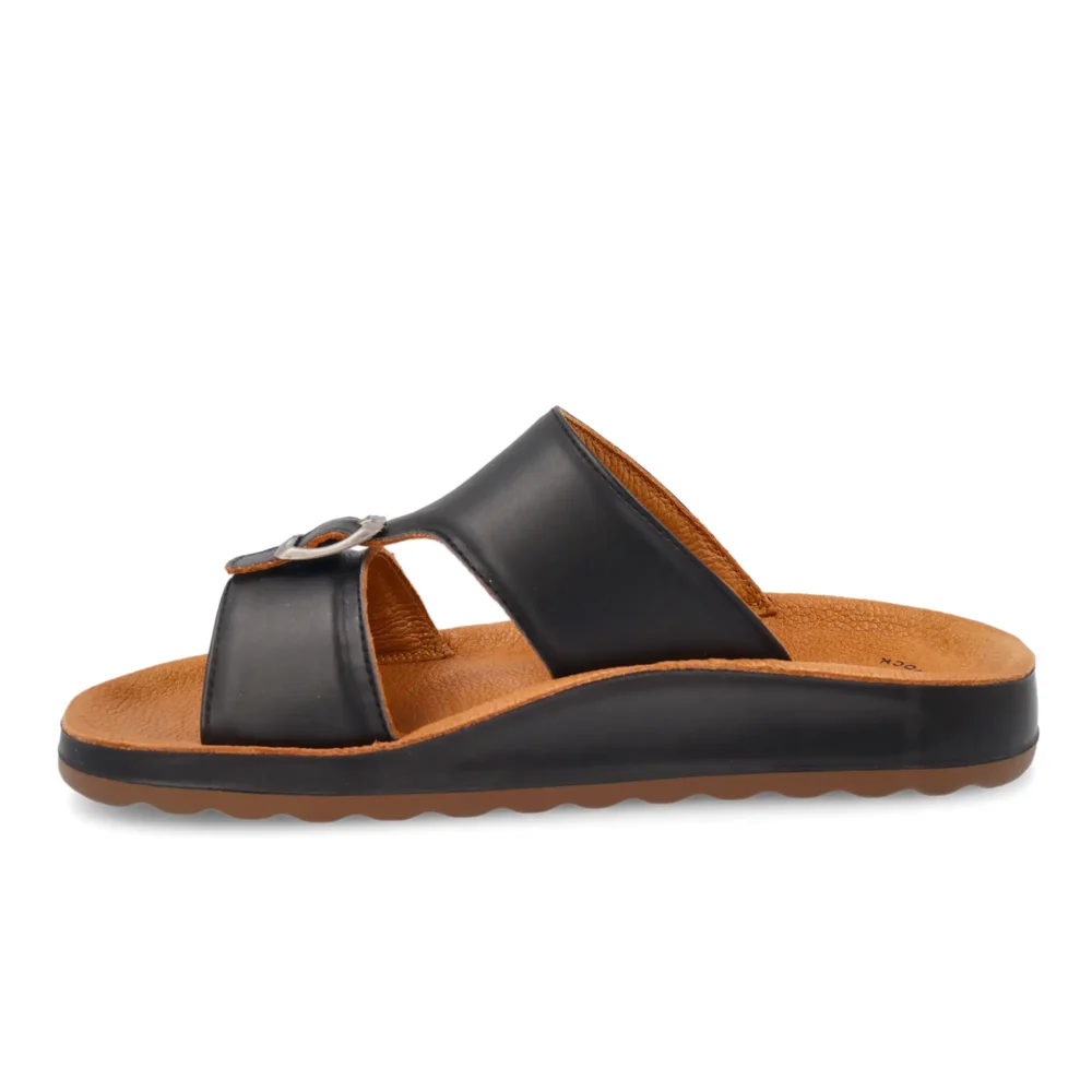Synthetic Man Slipper Black – Image 3