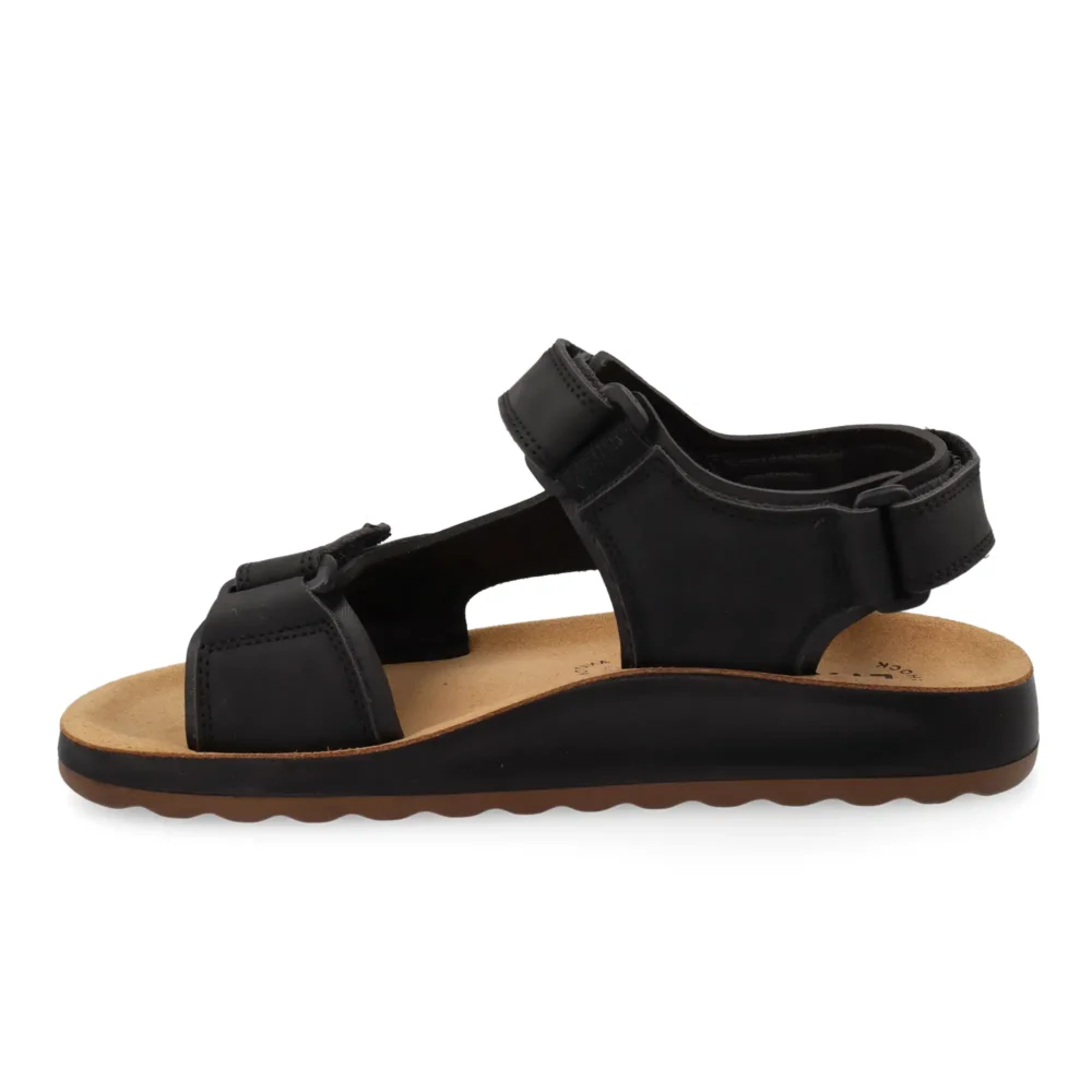 Synthetic Man Sandal Black – Image 3