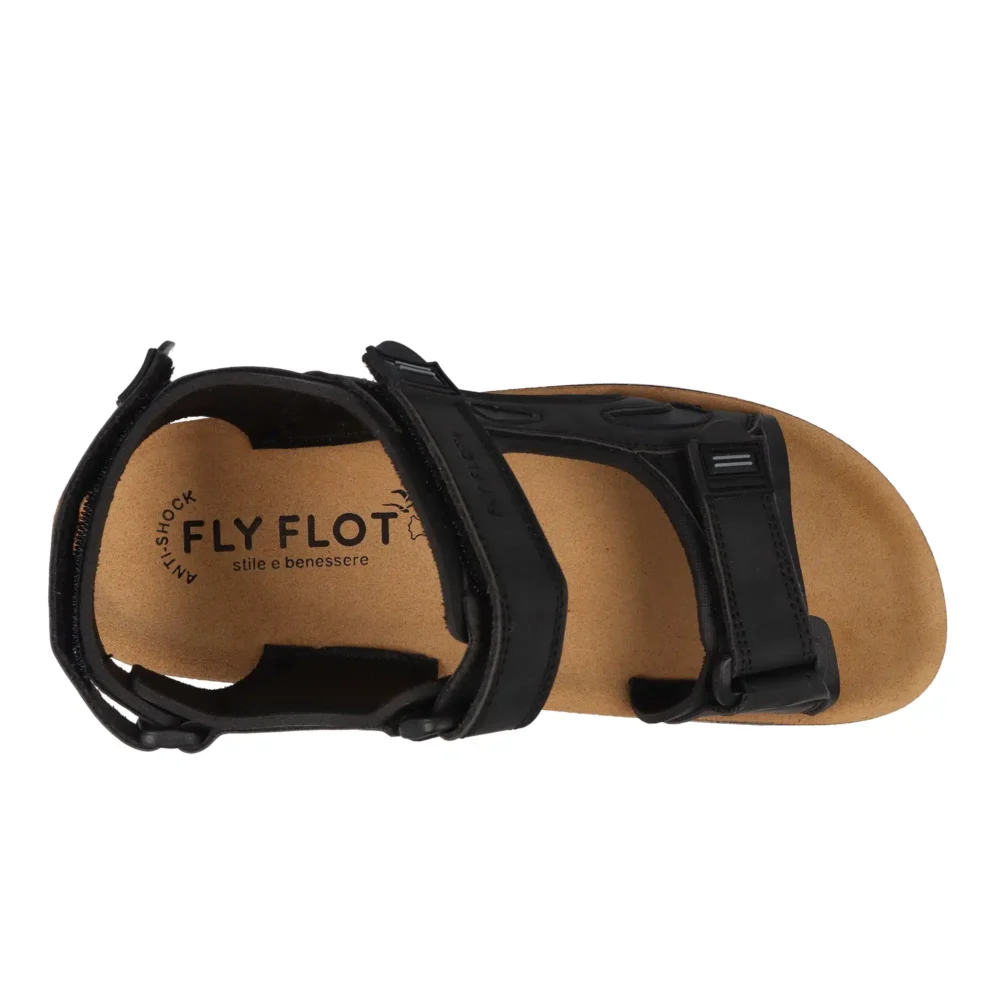 Synthetic Man Sandal Black – Image 4