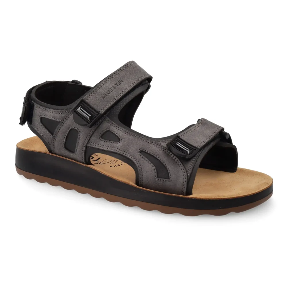 Synthetic Man Sandal Grey – Image 2