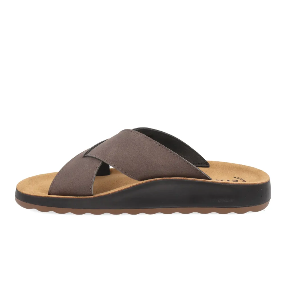 Synthetic Man Slipper Dark-Brown – Image 3