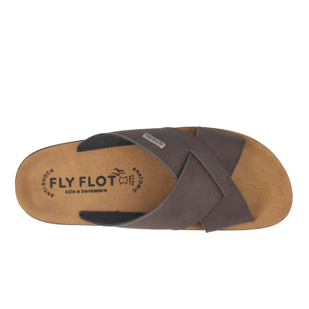 Synthetic Man Slipper Dark-Brown – Image 4