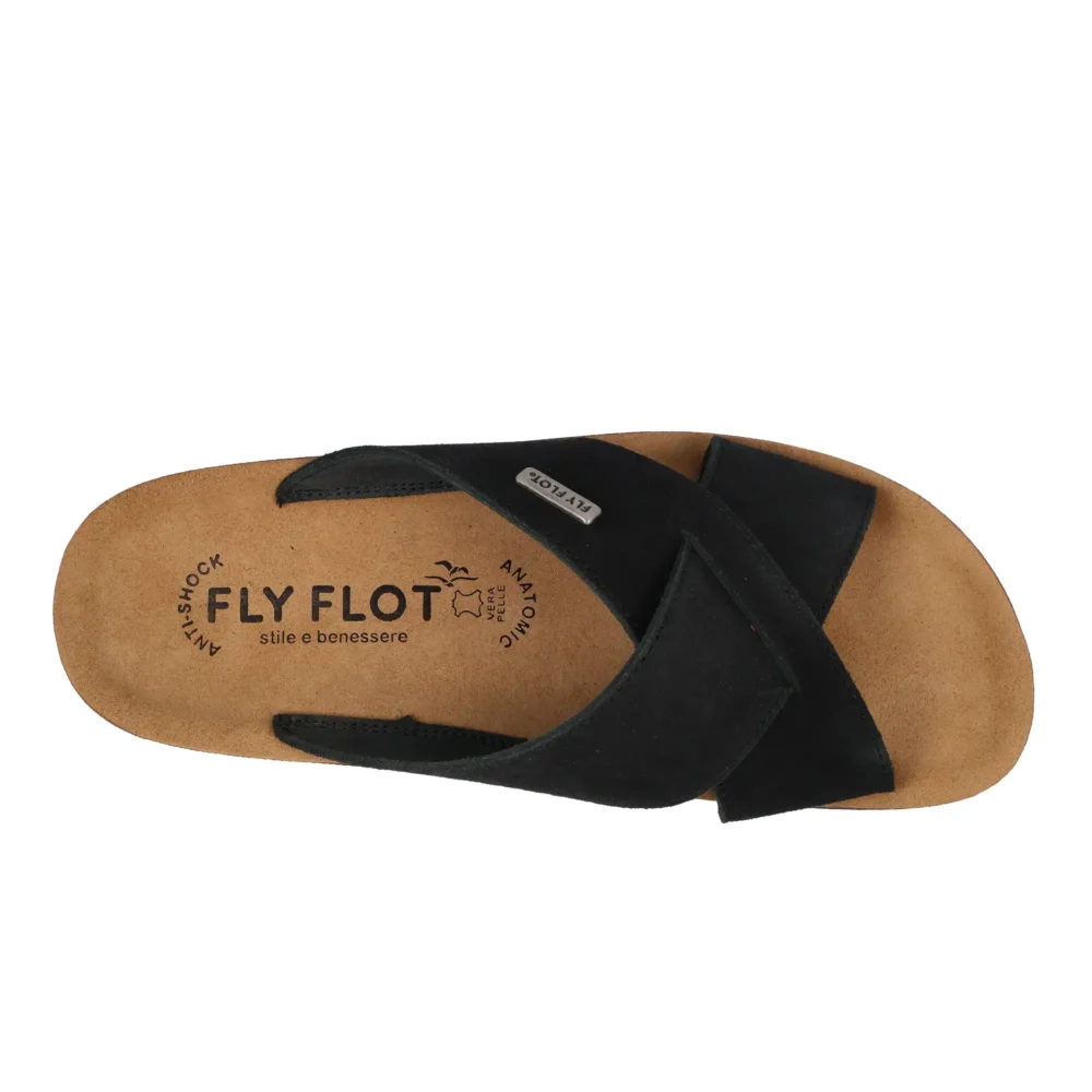 Leather Man Slipper Black – Image 4