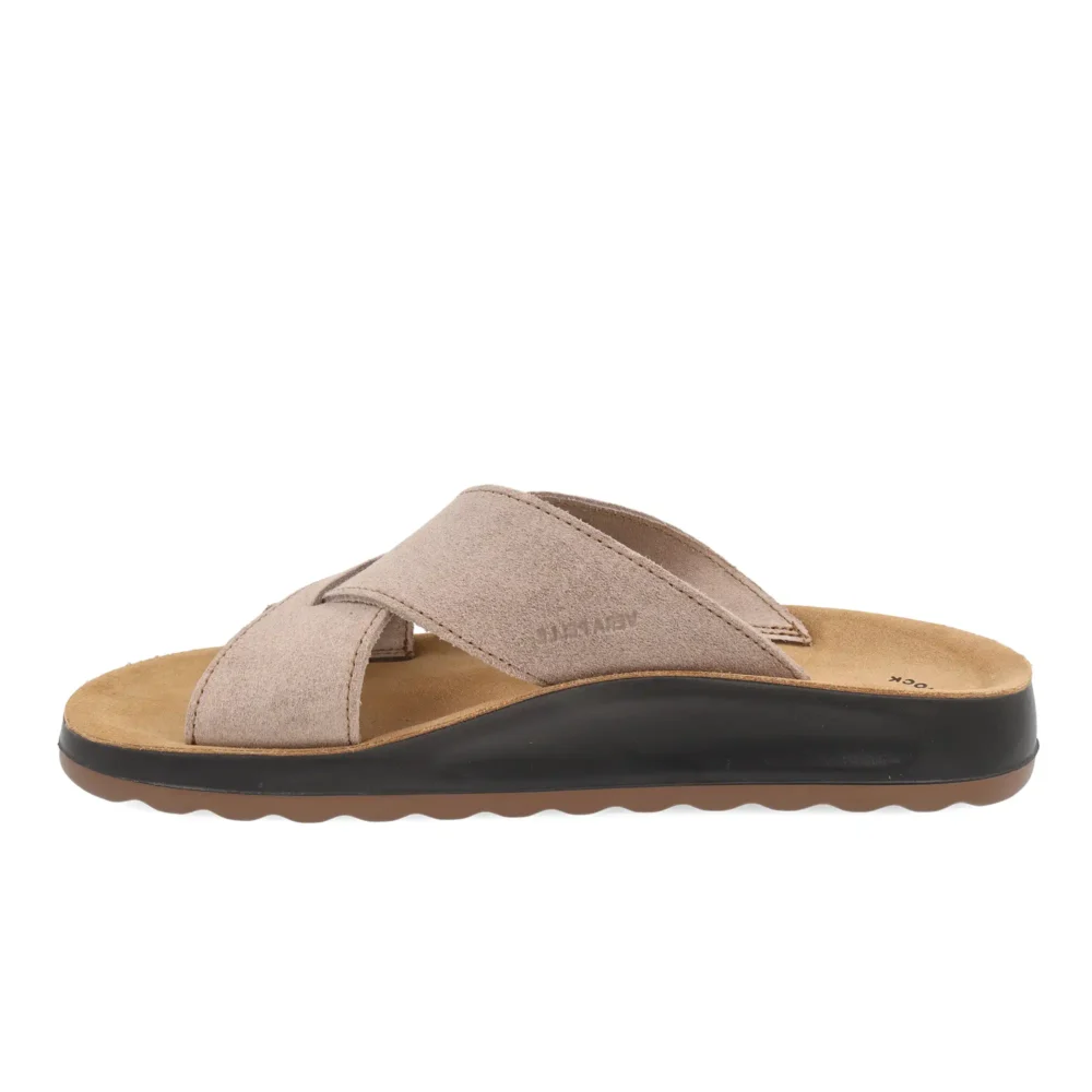 Leather Man Slipper Taupe – Image 3