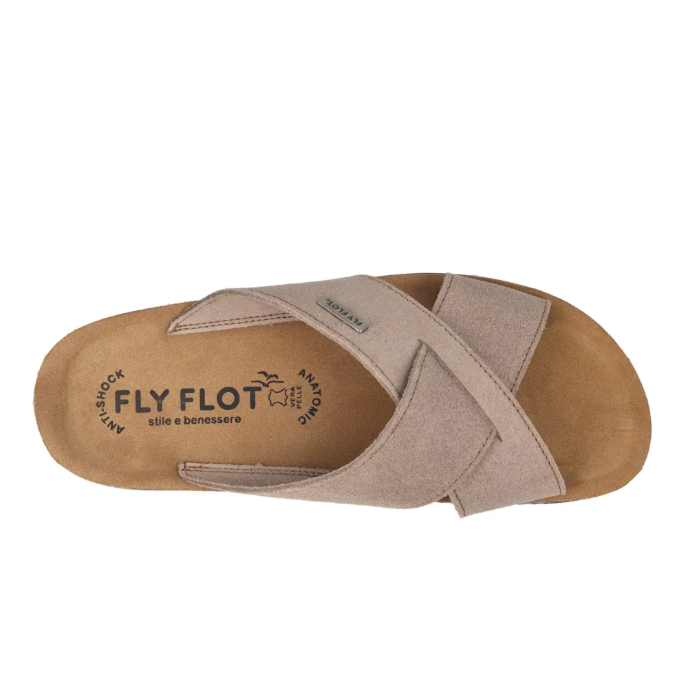 Leather Man Slipper Taupe – Image 4
