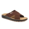 Leather Man Slipper Dark-Brown – Image 2