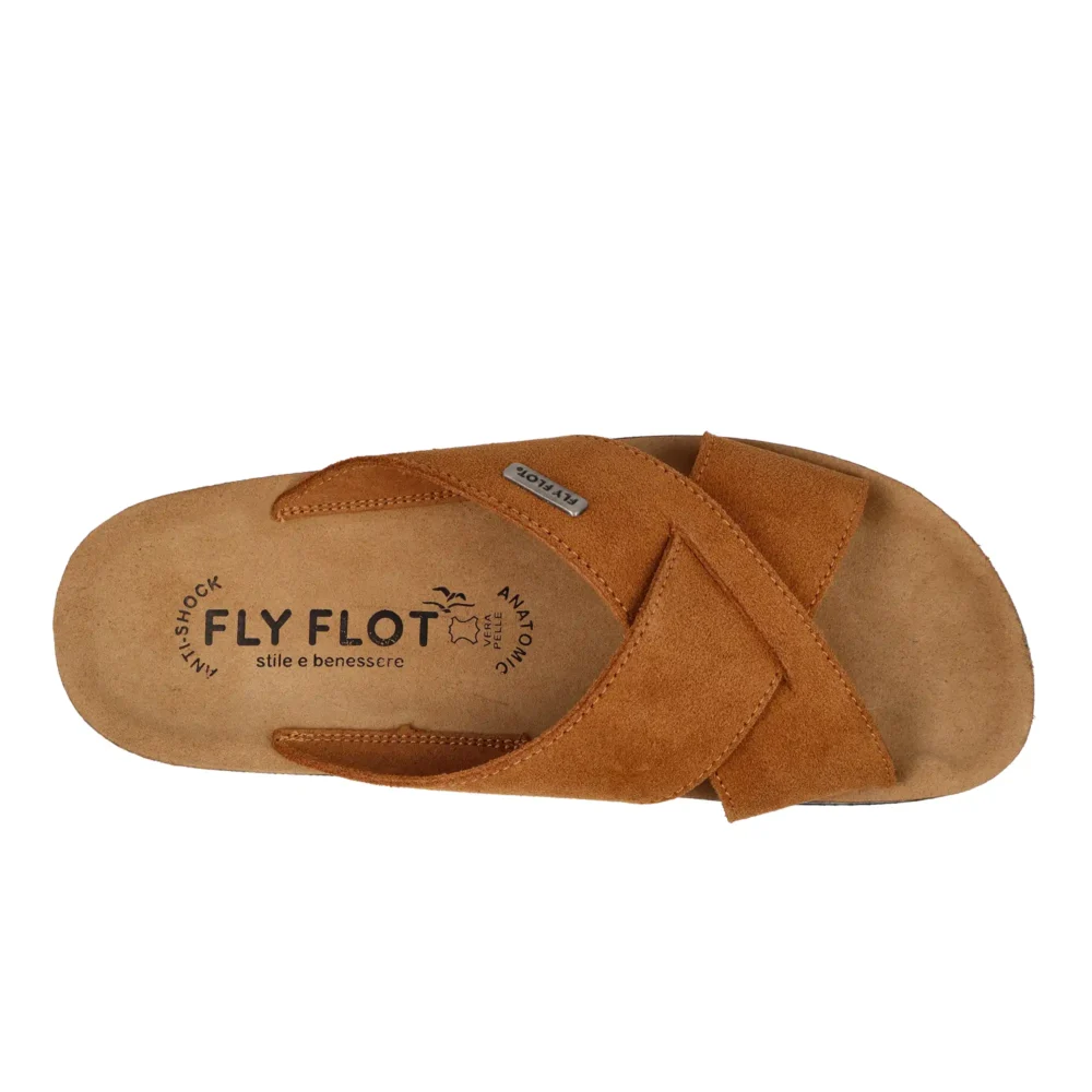 Leather Man Slipper Tan – Image 4