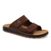 Leather Man Slipper Dark-Brown – Image 2