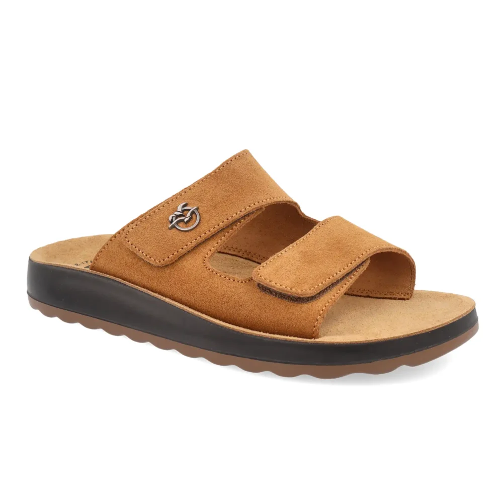 Leather Man Slipper Tan – Image 2