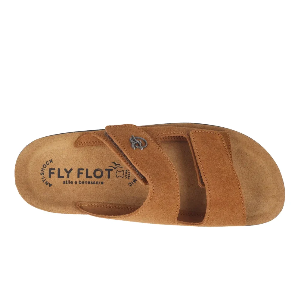 Leather Man Slipper Tan – Image 4