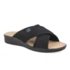 Cloth Woman Slipper Black – Image 2