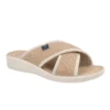 Cloth Woman Slipper Beige – Image 2