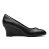 Olivette Pearl Black Leather