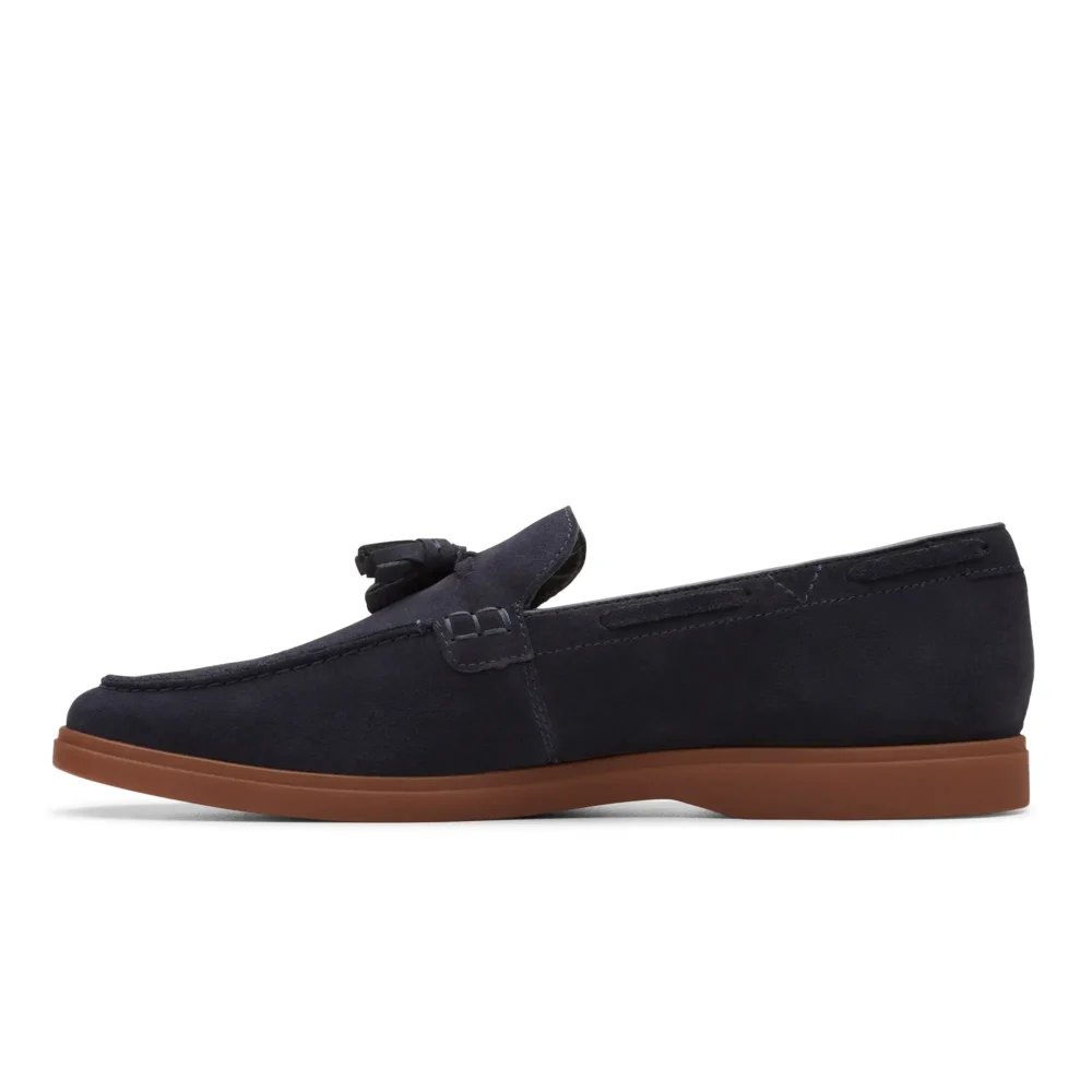 Torford Tassel Navy Suede – Image 3