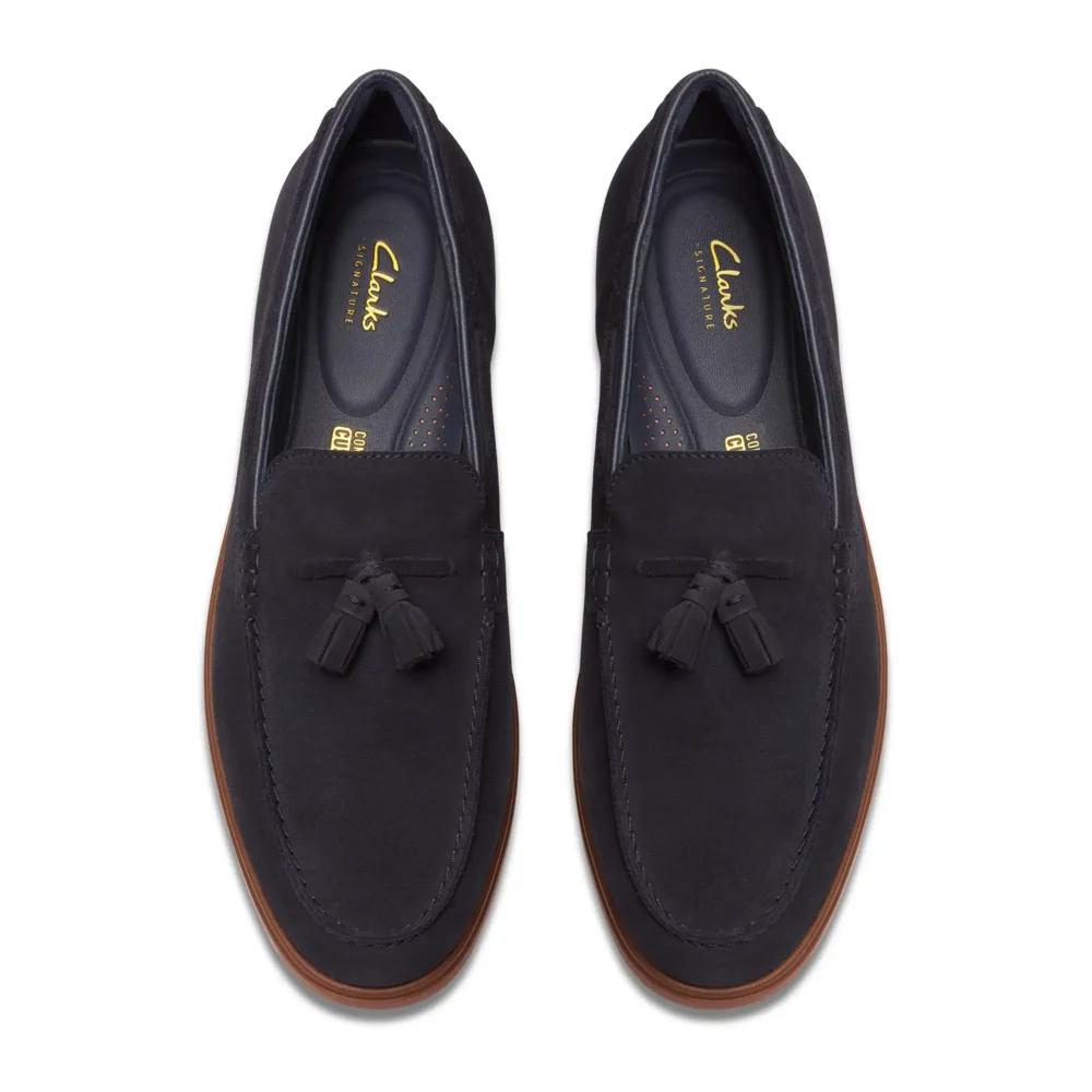 Torford Tassel Navy Suede – Image 4