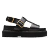 Orianna Sky Black Leather