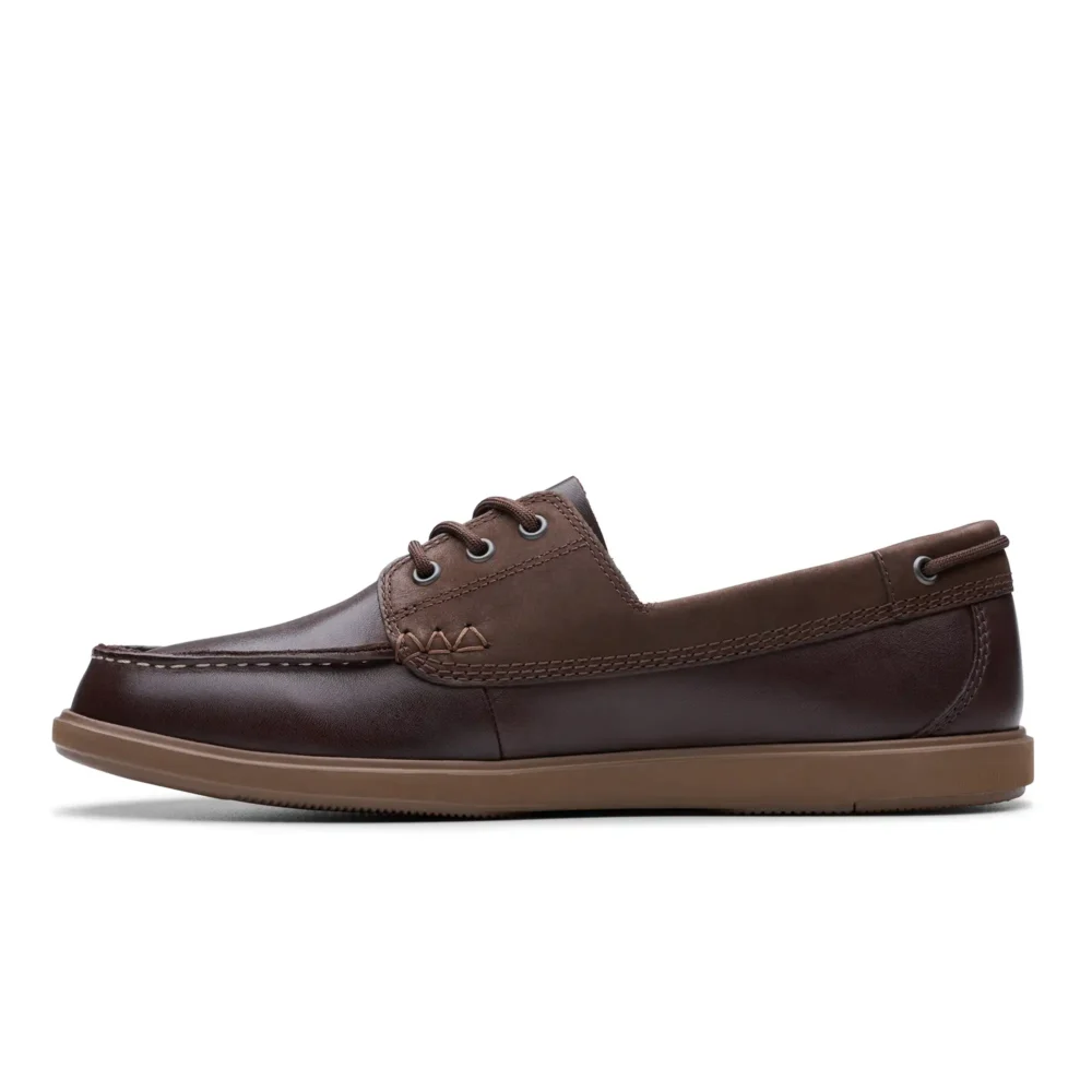 Bratton Boat Dark Brown Lea – Image 3