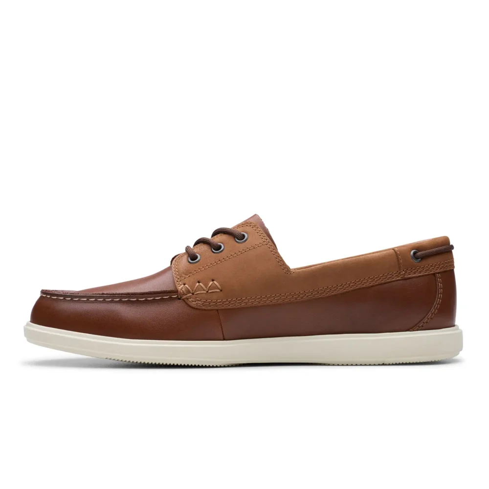 Bratton Boat Dark Tan Lea – Image 3