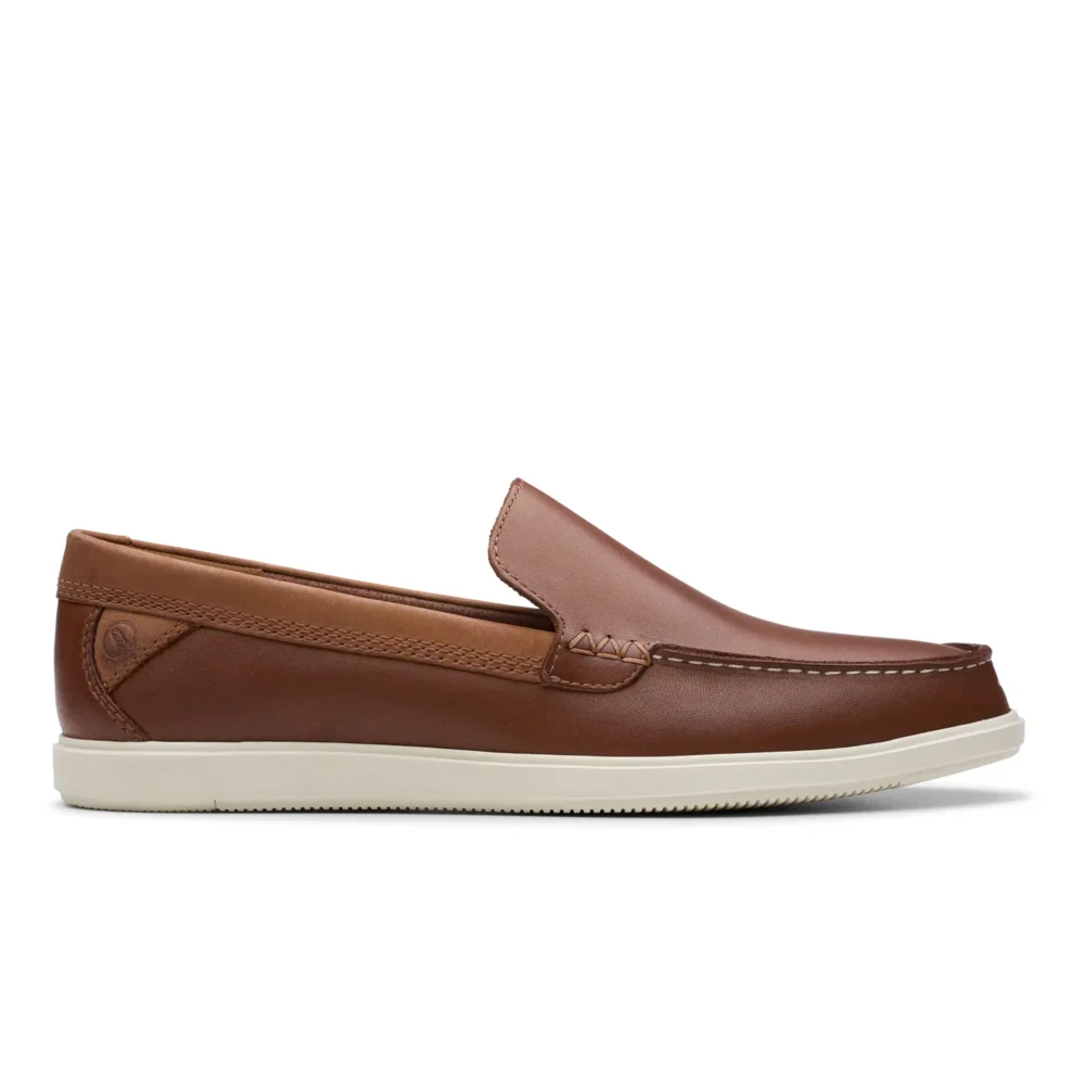 Bratton Loafer Dark Tan Lea – Image 1