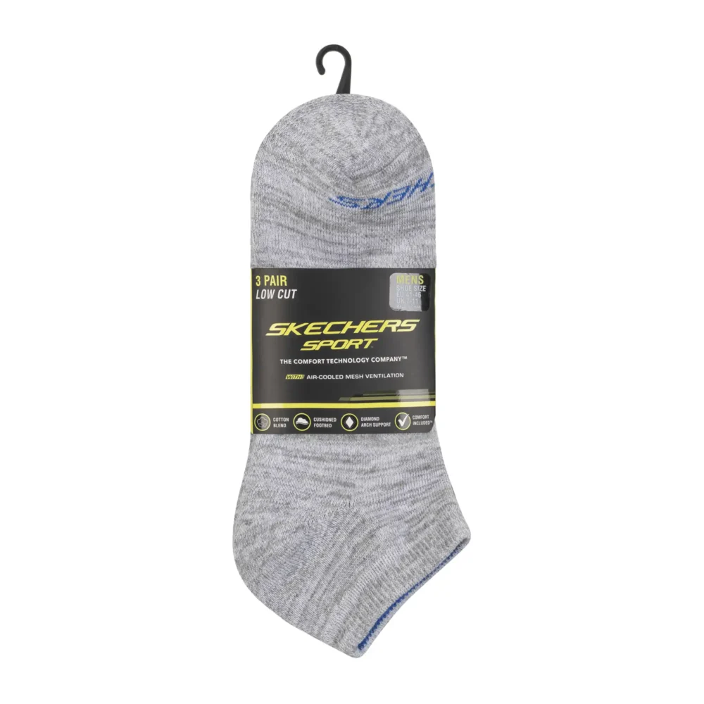 3PK MENS 1/2 TERRY LOW CUT – Image 2