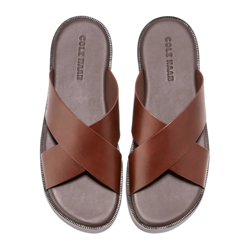 Nantucket Cross Strap Sandal Ch Woodbury   Java – Image 4