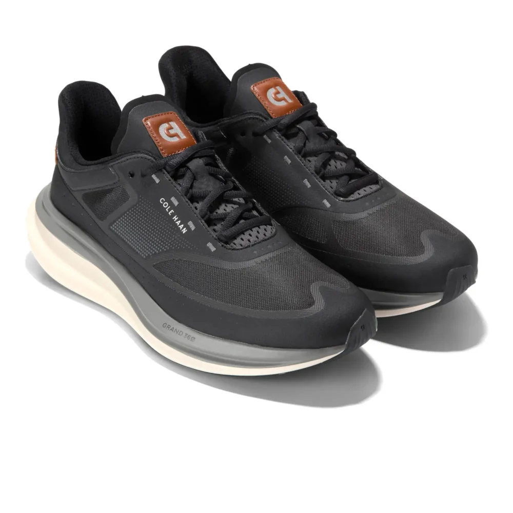 Originalgrand Quadstar Running Sneakers Black British Tan Periscope Quiet Shade Ivory – Image 5