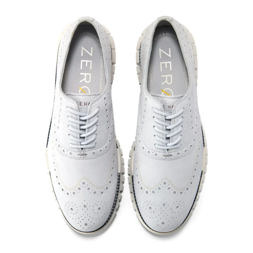 Zerogrand Remastered Wingtip Oxford - Microchip Nubuck   Big Dipper   Ivory – Image 4
