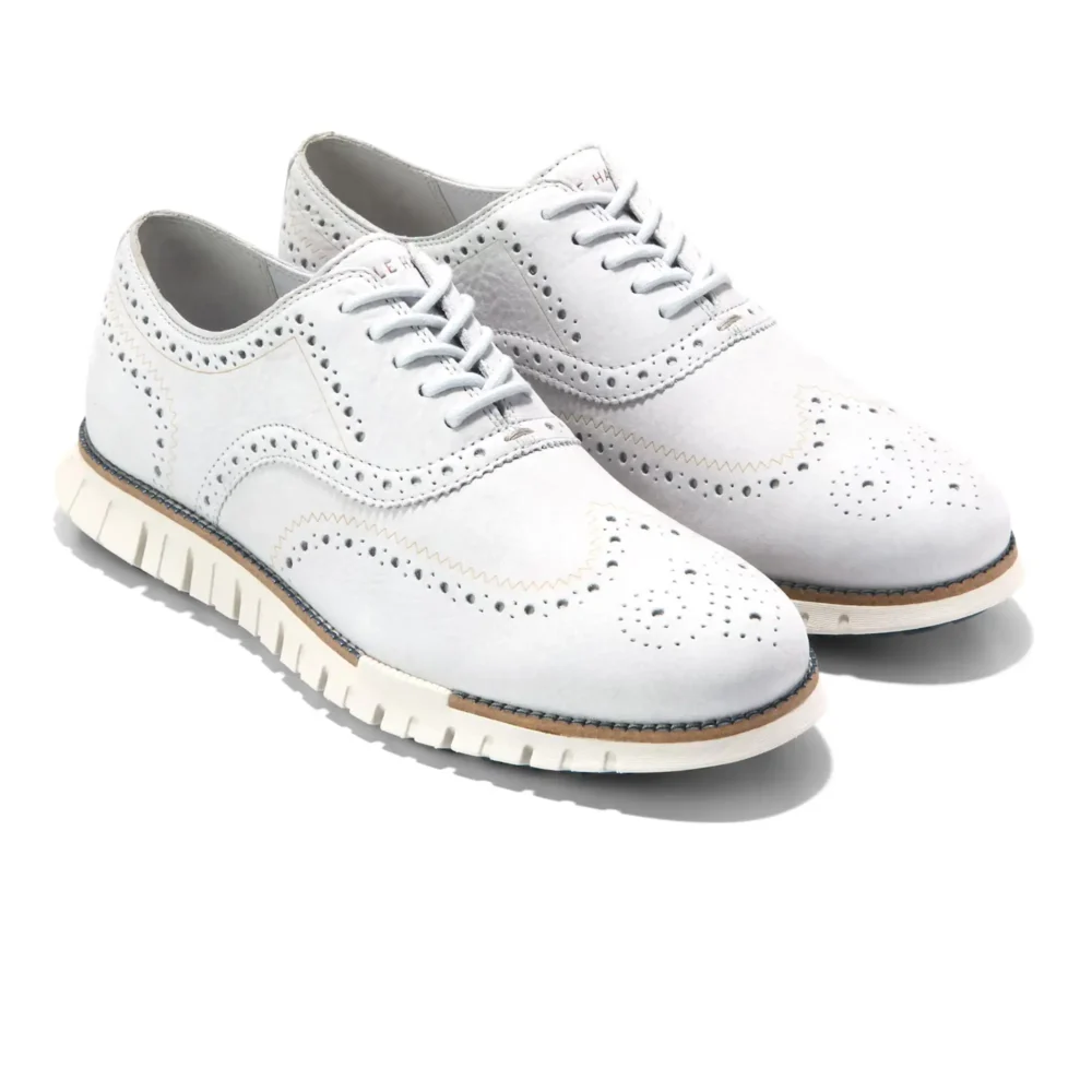 Zerogrand Remastered Wingtip Oxford - Microchip Nubuck   Big Dipper   Ivory – Image 5