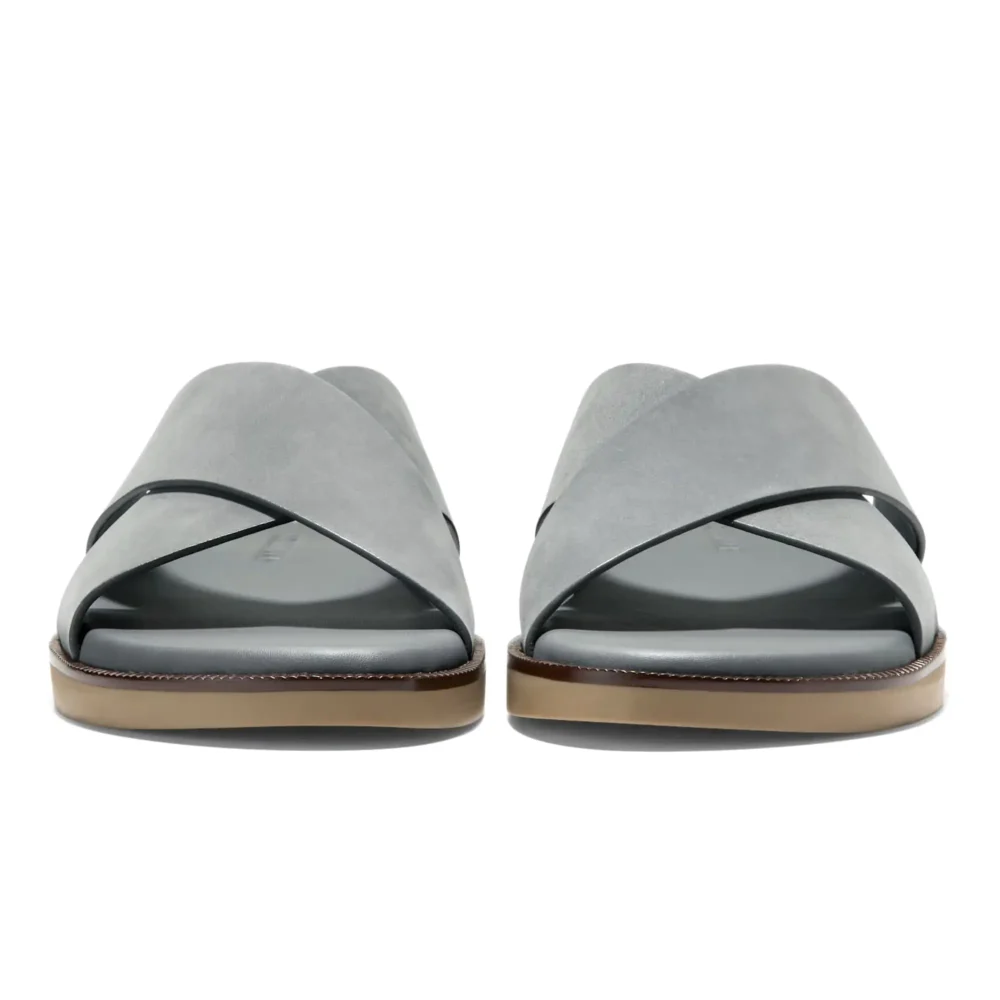 Nantucket Cross Strap Sandal Lava Smoke Nubuck   Ch Dark Latte – Image 2