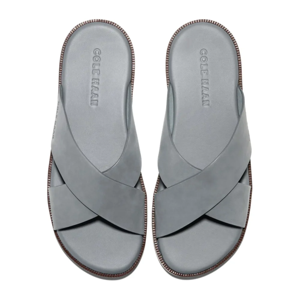 Nantucket Cross Strap Sandal Lava Smoke Nubuck   Ch Dark Latte – Image 4