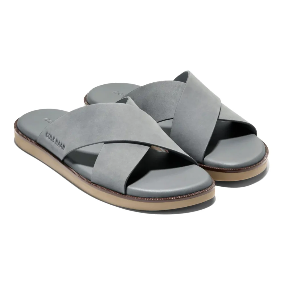 Nantucket Cross Strap Sandal Lava Smoke Nubuck   Ch Dark Latte – Image 5