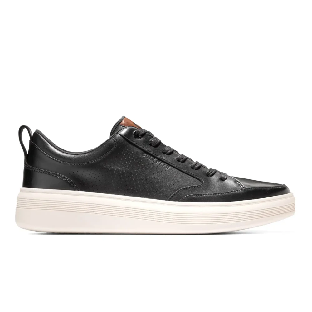 Grand Crosscourt Premier Ii Sneakers Black   British Tan   Optic White – Image 1