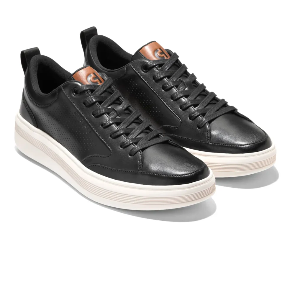 Grand Crosscourt Premier Ii Sneakers Black   British Tan   Optic White – Image 5