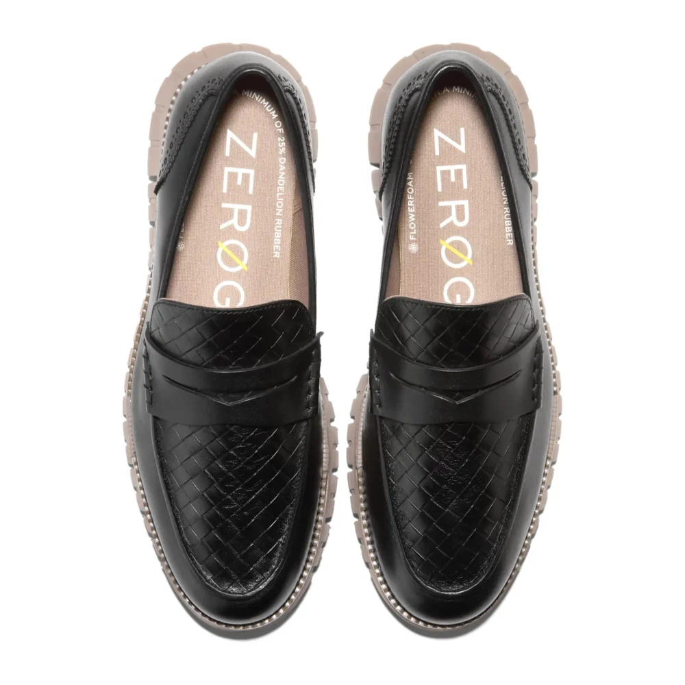 Zerogrand Remastered Penny Loafers Black Stamped   Lava   Irish Coffee – Image 4