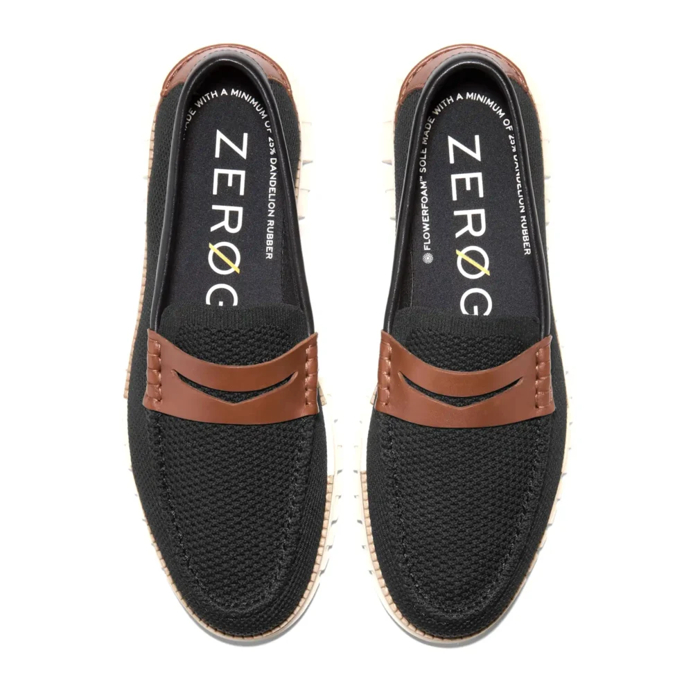 Zerogrand Remastered Stitchlite Loafers Black  Brit Tan   Ivory – Image 4