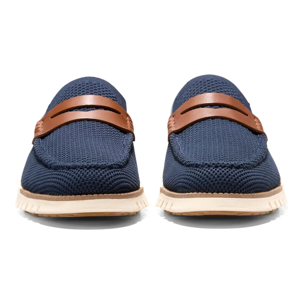 Zerogrand Remastered Stitchlite Loafers Navy Blazer   Brit Tan   Ivory – Image 2