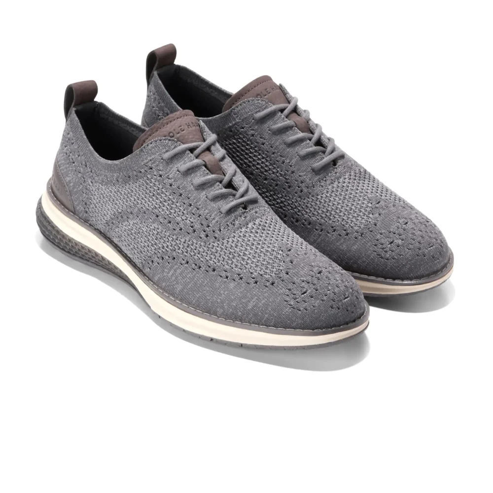Og Energyweave Stitchlite Wing Oxfords Stormcloud   Ironstone   Ivory – Image 5