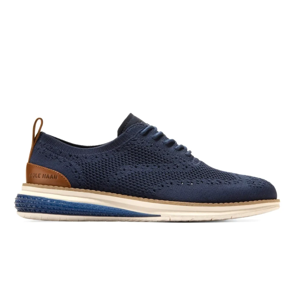 Og Energyweave Stitchlite Wing Oxfords Navy Blazer   Ivory   Natural – Image 1