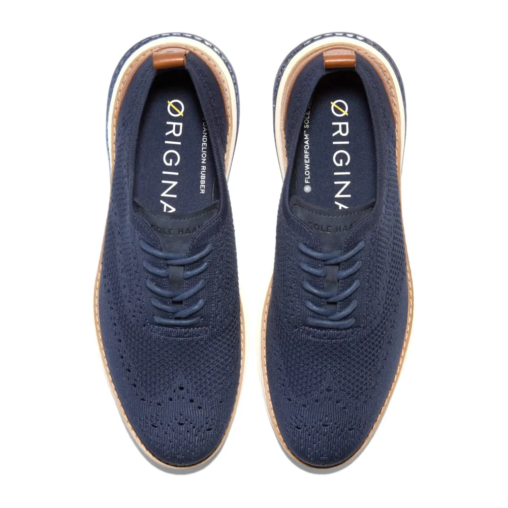 Og Energyweave Stitchlite Wing Oxfords Navy Blazer   Ivory   Natural – Image 4