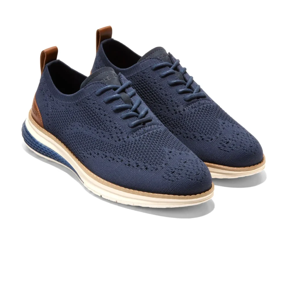 Og Energyweave Stitchlite Wing Oxfords Navy Blazer   Ivory   Natural – Image 5