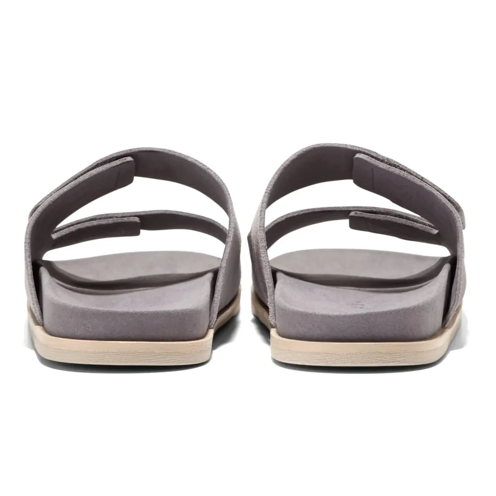 Modern Classics Resort Sandals Titanium Suede   Angora – Image 3
