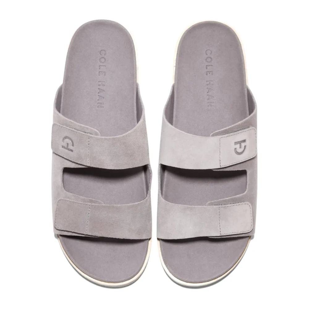 Modern Classics Resort Sandals Titanium Suede   Angora – Image 4