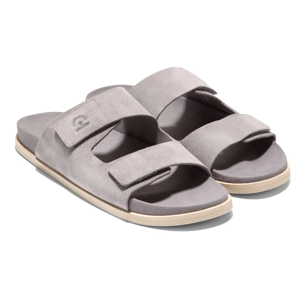 Modern Classics Resort Sandals Titanium Suede   Angora – Image 5
