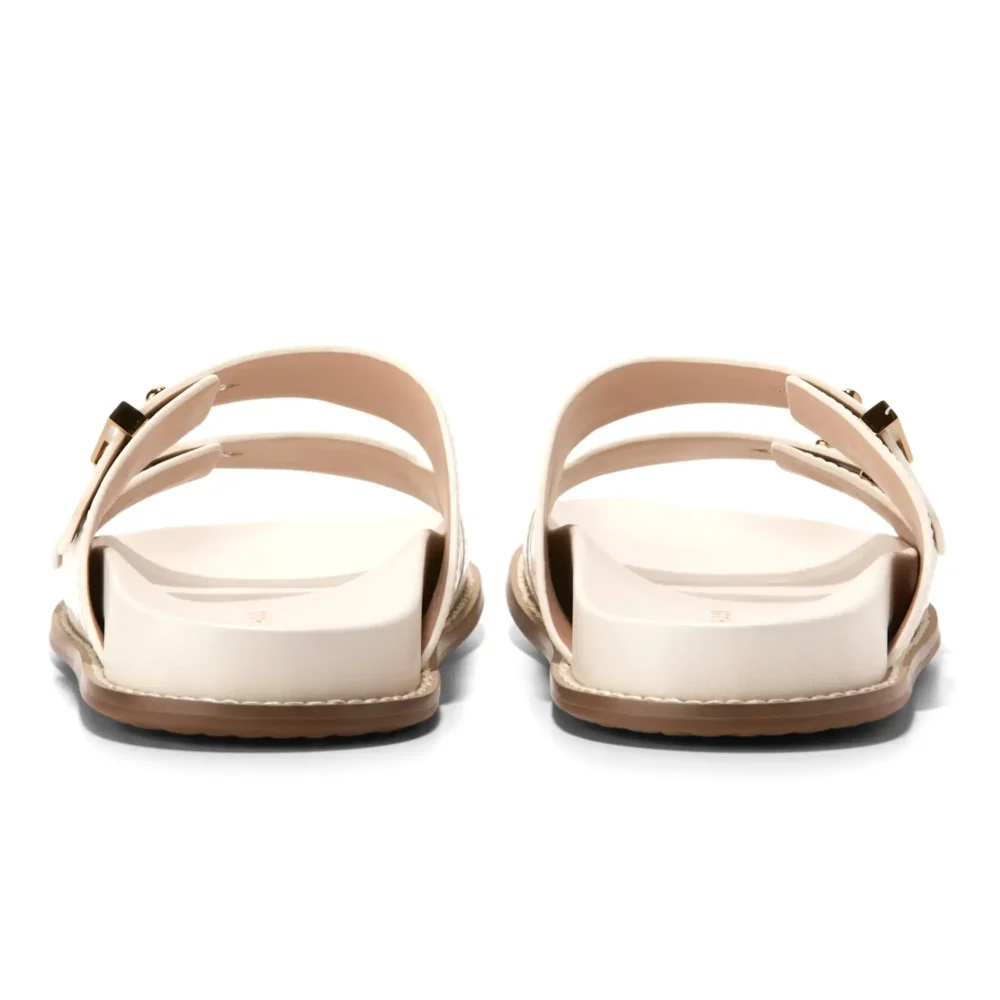 Marisol Footbed Sandals Ivory Patent Ltr – Image 3